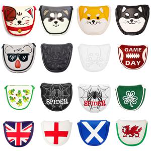 자석 마감은 골프 망치 퍼터 덮개를 주문을 받아서 만들어진 헤드커버 합성 가죽 다 스타일 색깔을 덮습니다