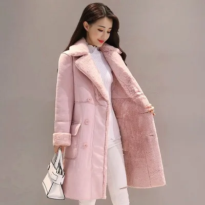 겨울 패션 새로운 고품질 토끼 모피 코트 벨벳 모피 코트 긴 모피 코트 여성 느슨한 두꺼운 따뜻한 밍크 모피 테디 코트