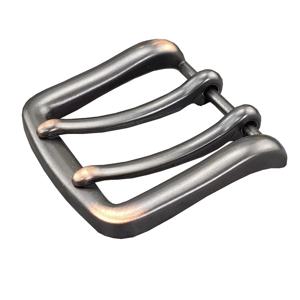 1PCS 40MM 더블 핀 금속 벨트 버클 품질 가죽 벨트 공예 부품 카우보이 벨트 버클 남자 AK0049에 대 한 서양 벨트 버클