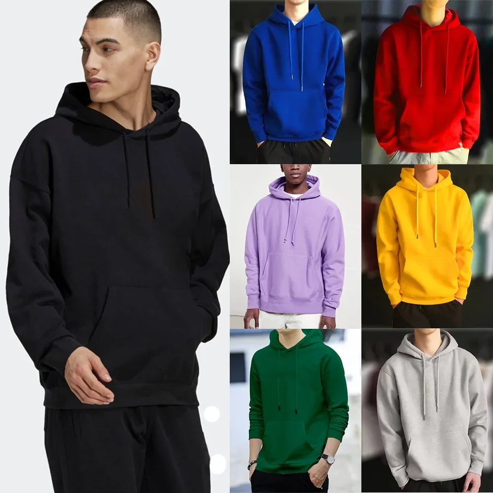 후드 티 2024 신 남성 하라주쿠 후드 티셔츠 캐주얼 올 매치 풀오버 streetwear 스웨터 패션 의류 스웨트 까마귀