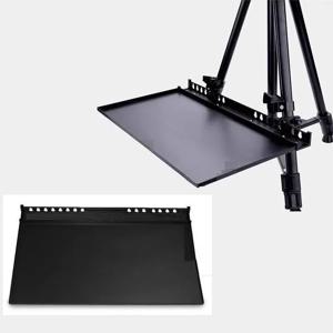 2024 알루미늄 분리형 이젤 트레이 선반 교체 스케치 랙 아티스트 그림 도구 용 스토리지 미술 용품 ​​그림 스탠드