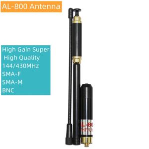AL-800 텔레스코픽 안테나, 고품질 액세서리, 144/430MHz, SMA-F, BNC, HYT BAOFENG, SMA-M, UV-5R 등