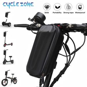 방수 전기 스쿠터 핸들바 가방, 전기 자전거/자전거/오토바이 액세서리 정리함을 위한 대용량 전면 보관 주머니