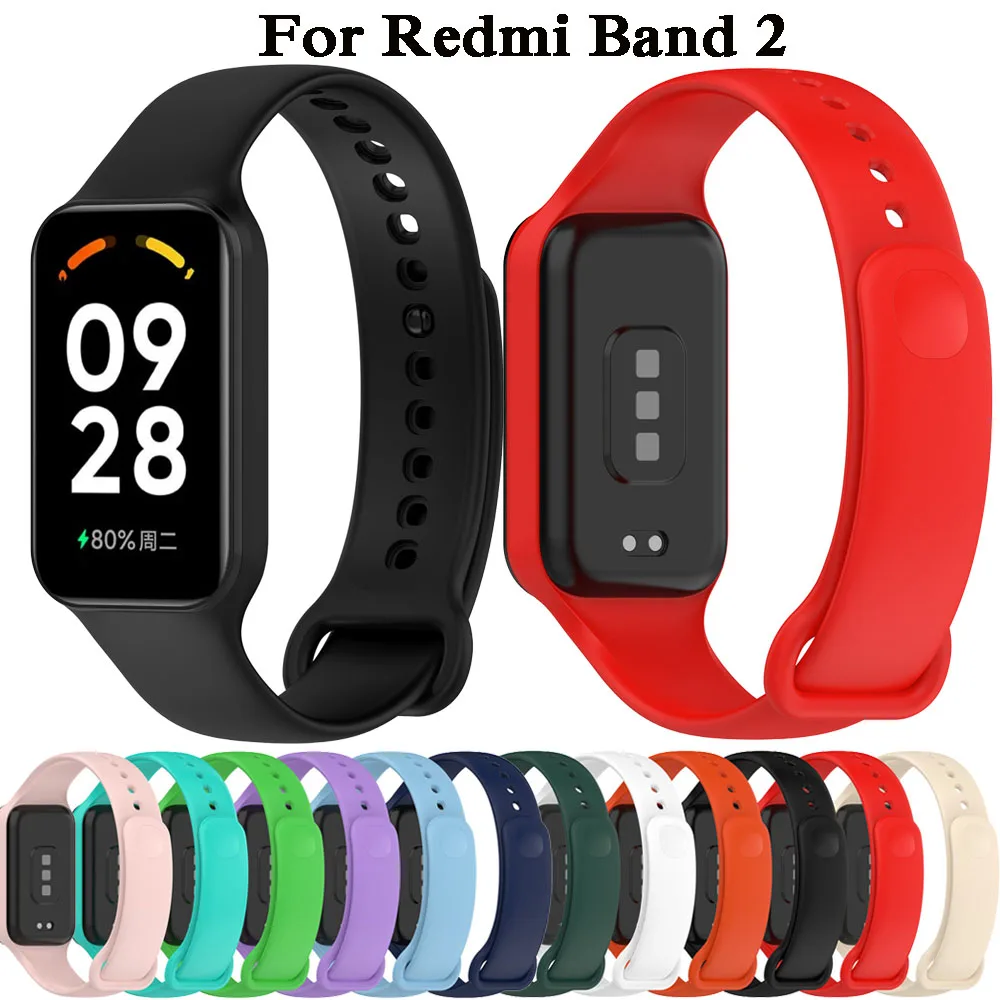 Redmi Band 2 용 패션 시계 밴드 Xiaomi Band 8 용 SmartWatch 스트랩 팔찌 팔찌 Active Correa 팔찌 액세서리