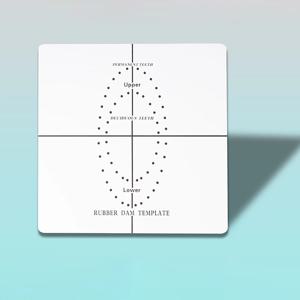 치과 고무 댐 펀치 구멍 포지셔닝 보드 배리어 템플릿 치과 실험실 도구 도구
