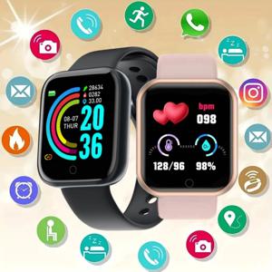 남자 시계 전자 피트니스 팔찌 Smartwatch 스마트 시계 Y68 D20 수면 모니터 IOS 안드로이드 스마트 폰 알람 시계 선물