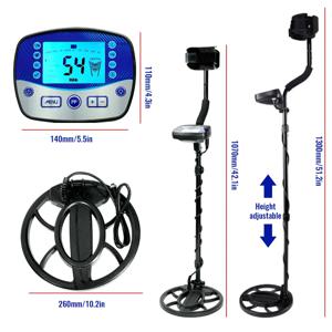 금속 탐지기 T11 지하 깊이 고감도 금 탐지기 방수 코일 보물 탐지기 탐지 포인터