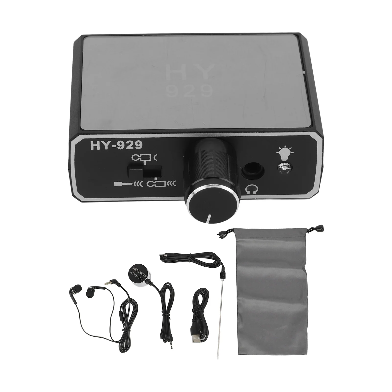 누수 사운드 증폭기 고감도 간단한 수도관 누출 감지기 자동차 유지 보수를위한 고정밀