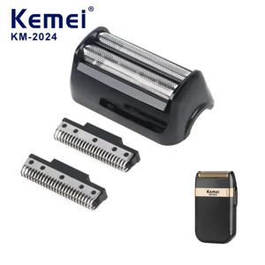Kemei 2024 면도날 면도기 헤드 남성용 전기 면도기 KM-2024 면도기 메쉬 블레이드 네트 오리지널 수염 면도 부품