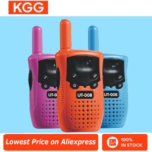 2pcs 어린이 워키 토키 핸드 헬드 트랜시버 장거리 휴대용 워키 토키 양방향 Radia 어린이 생일 선물.