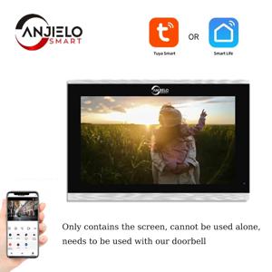 TUYA 스마트 1080P 7인치 10색 터치스크린 세트 아님