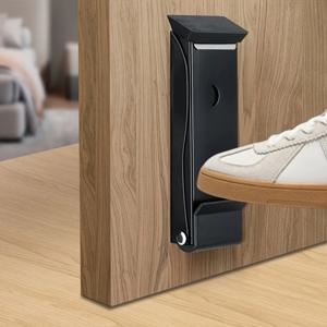 1PC 헤비 듀티 조절식 도어 스토퍼 |   고무 팁이 있는 바닥 및 도어 하단 마운트 |   방풍 미끄럼 방지 캐비닛 하드웨어