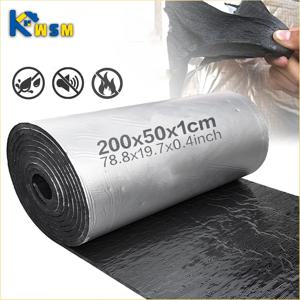 10MM 단열 방음 매트 홈 벽 바닥 문 열 배리어 사운드 데드닝 폼 따뜻한 유지 패널 롤