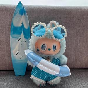 15/17cm Labubu 인형 여름 비키니 세트 선글라스 패션 수영복 3.0 Big Into Energy Ropa Labubu 용 수영 액세서리
