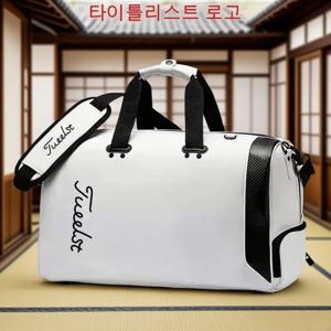 2025 남자 핸드백 골프 가방 PU 방수 골프 의류 가방 대용량 독립 신발 영역 스포츠 가방 보스턴 가방