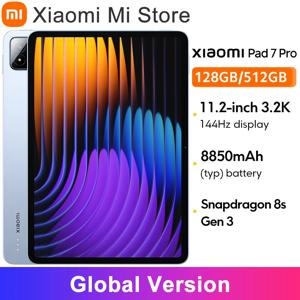 글로벌 버전 샤오미 패드 7 프로 미 태블릿 11.2인치 3.2K 144Hz 디스플레이 아드레노 GPU 67W 하이퍼차지 8850mAh 스냅드래곤 8s 3세대