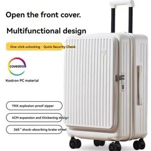 19분 전, 뚜껑이 열린 확장형 지퍼 상자는 20인치입니다. 남성용 여행가방과 여성용 여행가방입니다.