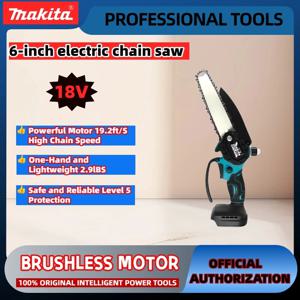 오리지널 마키타 미니 전기톱 18v 목공용 소형 휴대용 전기 6인치 벌목용 소형 전기톱