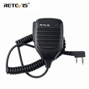 Retevis HK001 휴대용 스피커 워키 토키 마이크 Retevis RB619 H777 Baofeng UV 5R Quansheng UV K5 용 PTT 마이크 라디오