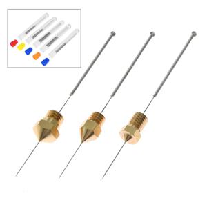 3D 프린터 도구, 스테인레스 스틸 노즐 청소 바늘, E3D V6 MK8 노즐 드릴 바늘, 3D 프린터 Ender 3 V2 용, 10 개