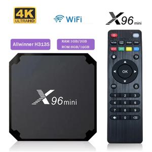 기존 X96 미니 TV 안드로이드 11 스마트 tv 박스 H313 S 쿼드 코어 2GB 16GB WiFi 미디어 플레이어 HD 4K TV 박스 iptv