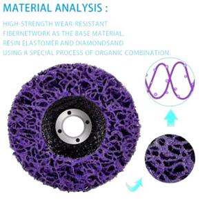 1Pcs 100/115/125mm 산호 디스크 폴리 스트립 디스크 그라인더 스트립 디스크 연마 휠 페인트 녹 제거 앵글 그라인더 용 클린