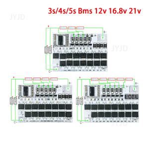 5S 4S 3S BMS 100A 21V 18V 16.8V 12V 18650 리튬 이온 LMO 삼원 리튬 배터리 보호 회로 기판 밸런스 충전