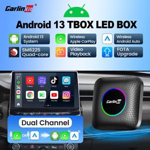 CarlinKit 안드로이드 13 TV 박스 CarPlay 안드로이드 오토 TBox 무선 어댑터 넷플릭스 유튜브 IPTV 스포티파이 GPS 지원