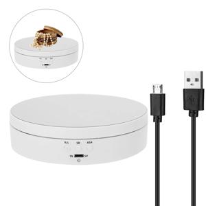 최대 부하 4KG 다기능 회전 디스플레이 스탠드 전기 턴테이블 360 °   회전 무소음 회전 테이블 쥬얼리 스탠드