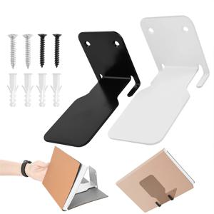 책꽂이 싱글 숨겨진 스테인리스 스틸 매달림 책꽂이, 책 벽 지지대 걸이식 벽, 실용적인 간단한 보관 랙