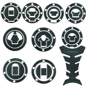 탄소 섬유 스타일 연료 가스 오일 캡 탱크 패드 탱크 패드 보호대 스티커 오토바이 범용 혼다 스즈키 가와사키 야마하