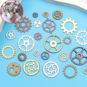 10/30/50g 멀티 컬러 펑크 스타일 기어 모양 펜던트, DIY 목걸이, 귀걸이, 크리스마스, 할로윈 선물 장식 액세서리