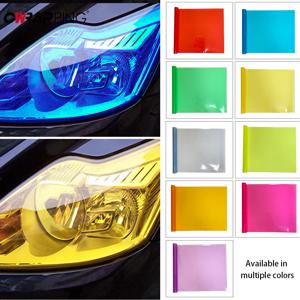 카멜레온 자동차 자동차 스타일링 헤드 라이트 반투명 필름 조명 변경 색상 필름 자동차 액세서리 용 범용 스티커