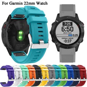 Garmin Fenix ​​5 5 Plus 6 6 Pro 7 7 Pro 935 스마트 시계 밴드 밴드 퀵 릴리스 실리콘 Easyfit 손목 밴드 용 22mm 스트랩 팔찌