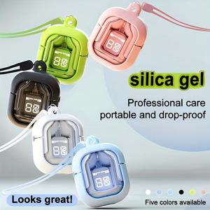 T2 TWS 블루투스 이어버드 무선 5.0 스포츠 게임용 헤드셋 소음 감소 이어폰 마이크 헤드폰(LED 디스플레이 이어폰 포함)