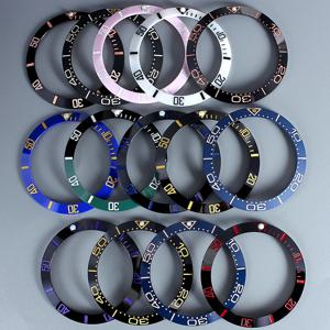 38mm 세라믹 합금 시계 베젤 (40mm 시계 케이스용) NH35 NH34 GMT SUB 다이빙 남성용 시계 액세서리 교체용 시계 베젤 인서트