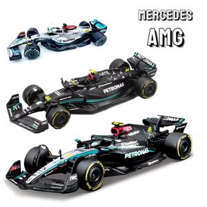부라고 1:43 F1 메르세데스-AMG 풀 레인지 W13 # 44 # 63 W14-44/63 W15-NO.44 NO.63 합금 장난감 자동차 모델 슈퍼 포뮬러 다이 캐스팅 모드