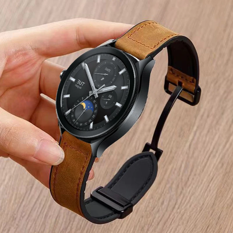 Xiaomi Watch 2 Pro S4 S3 S2 S1 Pro 용 가죽 실리콘 스트랩 Mi Watch Color Miwatch Color 2 용 액티브 22mm 자기 시계 밴드