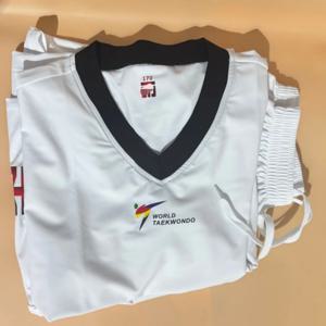 최신 MOOTO 꽉 끼는 스트레치 속건성 태권도 유니폼 남여 경쟁 슈트 전투 전투기 유니폼 110-210cm