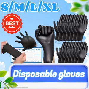 장갑 블랙 세탁용 XL 식기류 일회용 라텍스 프리 PVC 장갑 가사 자동차 산업 원예 애완동물 관리 요리 도구