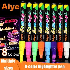 만화 컬러 형광판, 초비용 효과 플랫 헤드, 지워지는 칠판 낙서, 액체 분필 형광펜