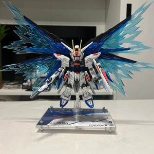 Mgsd Freedom Zgmf-X10a 모델 액션 피규어 조립 어린이 장난감 소장 장식 선물 브래킷 스티커 선물