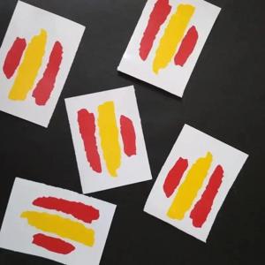 창의적이고 다재다능한 스페인어 비닐 스티커, 1세트, 자동차, 오토바이, 냉장고, 장식 액세서리용