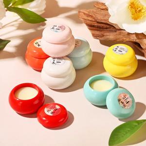 남녀공용 우유 복숭아 향 솔리드 밤, 바디 발한제, 오래 지속되는 솔리드 향수 밤, 신선한 휴대용 라이트