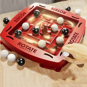 논리 체스 트랙 게임 교육 장난감 트랙 체스 게임 4 행 게임 재미있는 테이블 탑 2 플레이어 퍼즐 보드 게임 세트