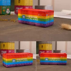 컴팩트 철제 보관함 - 창의적인 데스크탑 정리함, 사무용품 튜브, 사무실 책상 정리함 금속 상자