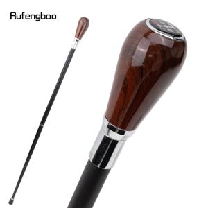 다크 브라운 나무 번호 나무 지팡이 장식 스틱, 우아한 코스프레 지팡이 손잡이 크로시에, 럭셔리 패션, 신사 93cm