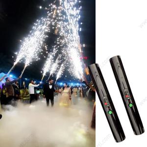 4pc 핸드 헬드 콜드 분수 웨딩 머신 핸드 홀드 스파클러 슈터 스파크 그랜드 엔트리 첫 번째 댄스 커플 결혼 신부 이벤트