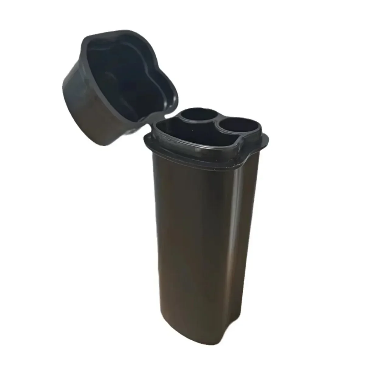 일체형 플립탑 담배 케이스 키트, 라이터 포함 두 개의 구멍으로 간편한 보관 및 휴대용 흡연 액세서리