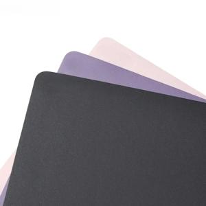 작은 PU 마우스 패드 미끄럼 방지 게임용 데스크탑 가죽 마우스 패드 방수 긁힘 방지 청소가 쉬운 매트 PC 노트북 데스크탑용